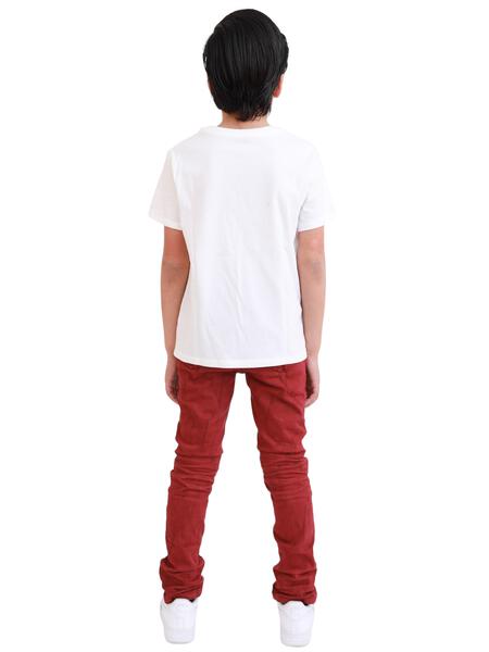 VPLAY KIDS JEANS "VLOVE" BURGUNDY