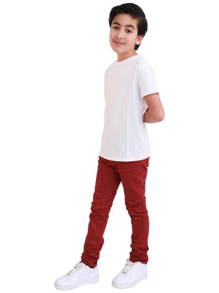 VPLAY KIDS JEANS "VLOVE" BURGUNDY