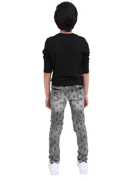 VPLAY KIDS JEANS "AUDIO" GREY WASH