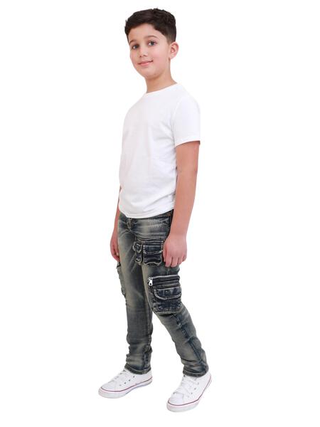VPLAY KIDS JEANS "ZANE" VINTAGE BLUE