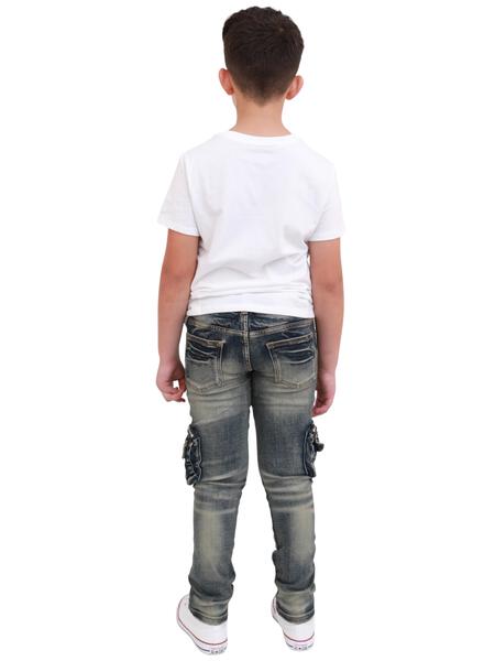 VPLAY KIDS JEANS "ZANE" VINTAGE BLUE