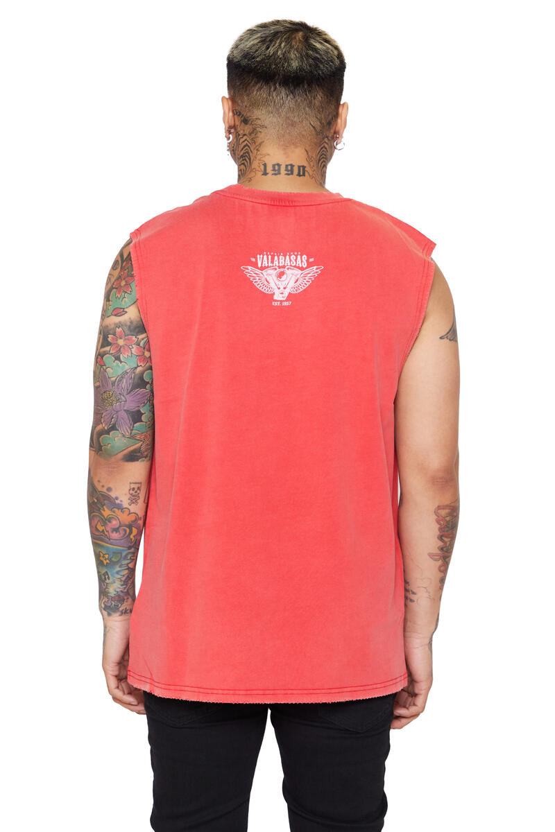 VALABASAS 'HATE FREE' CUT OFF TEE