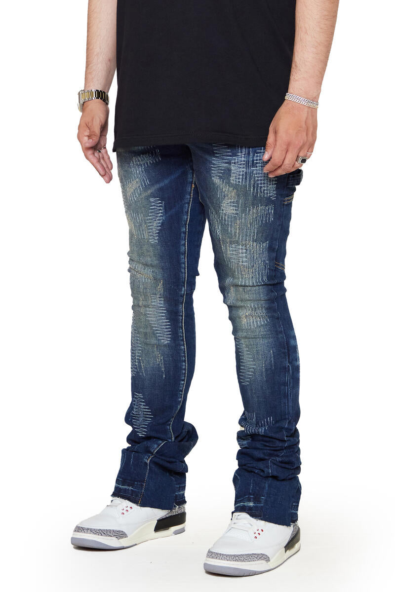 VALABASAS "RIDGES" DENIM SUPER STACKED