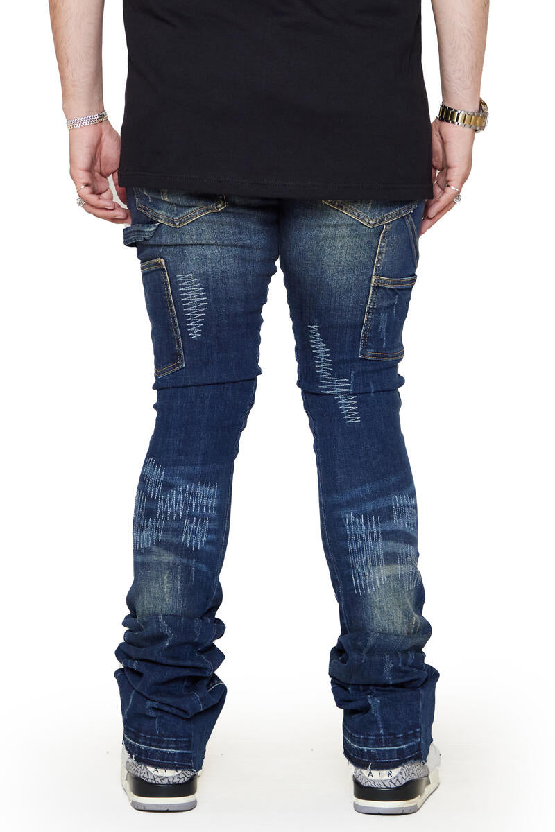 VALABASAS "RIDGES" DENIM SUPER STACKED