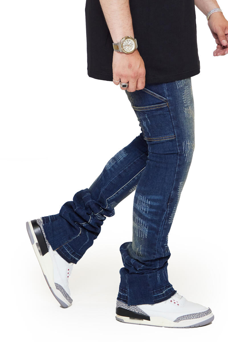 VALABASAS "RIDGES" DENIM SUPER STACKED