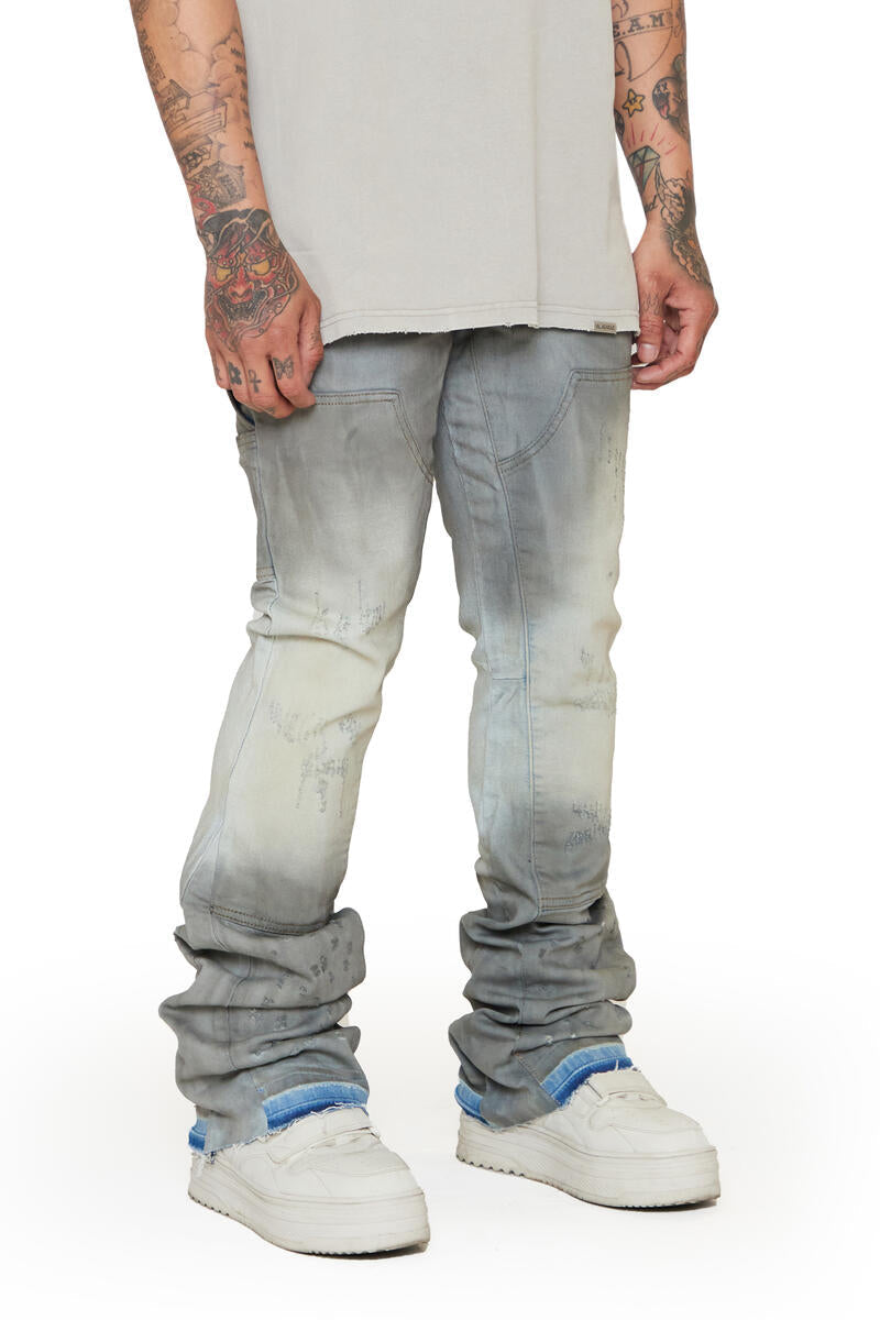 VALABASAS SCARS DENIM STACKED