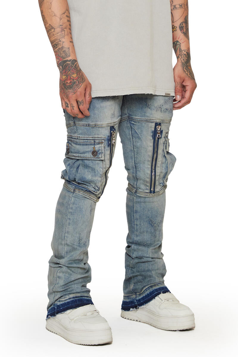 VALABASAS STACKED “Ocean” BLACK