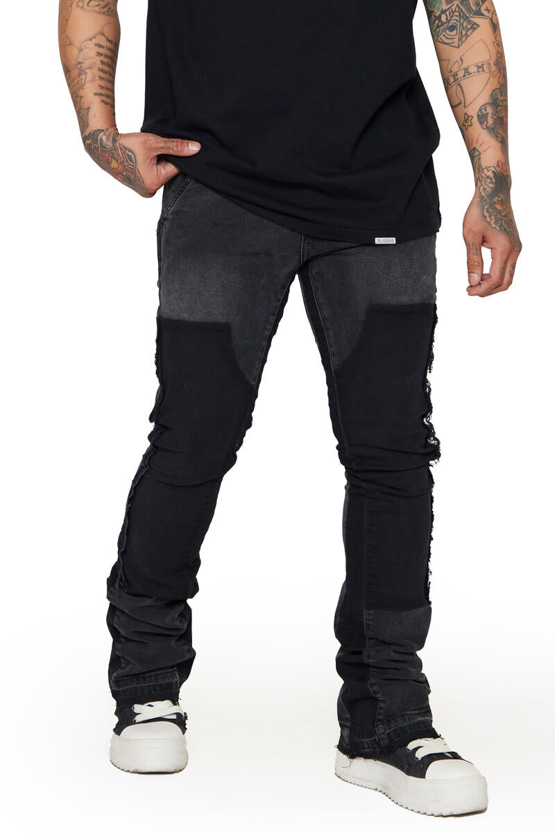 VALABASAS STACKED 'ALPHA' JEANS