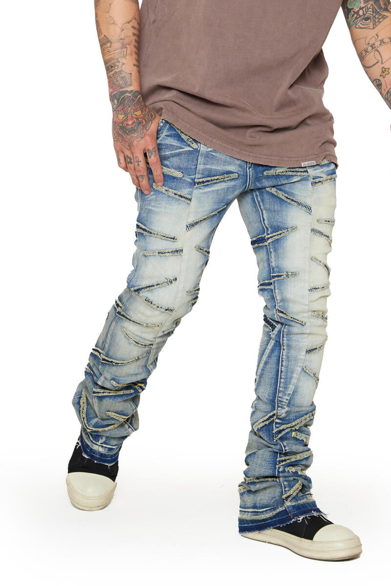 VALABASAS "SABER" DENIM STACKED