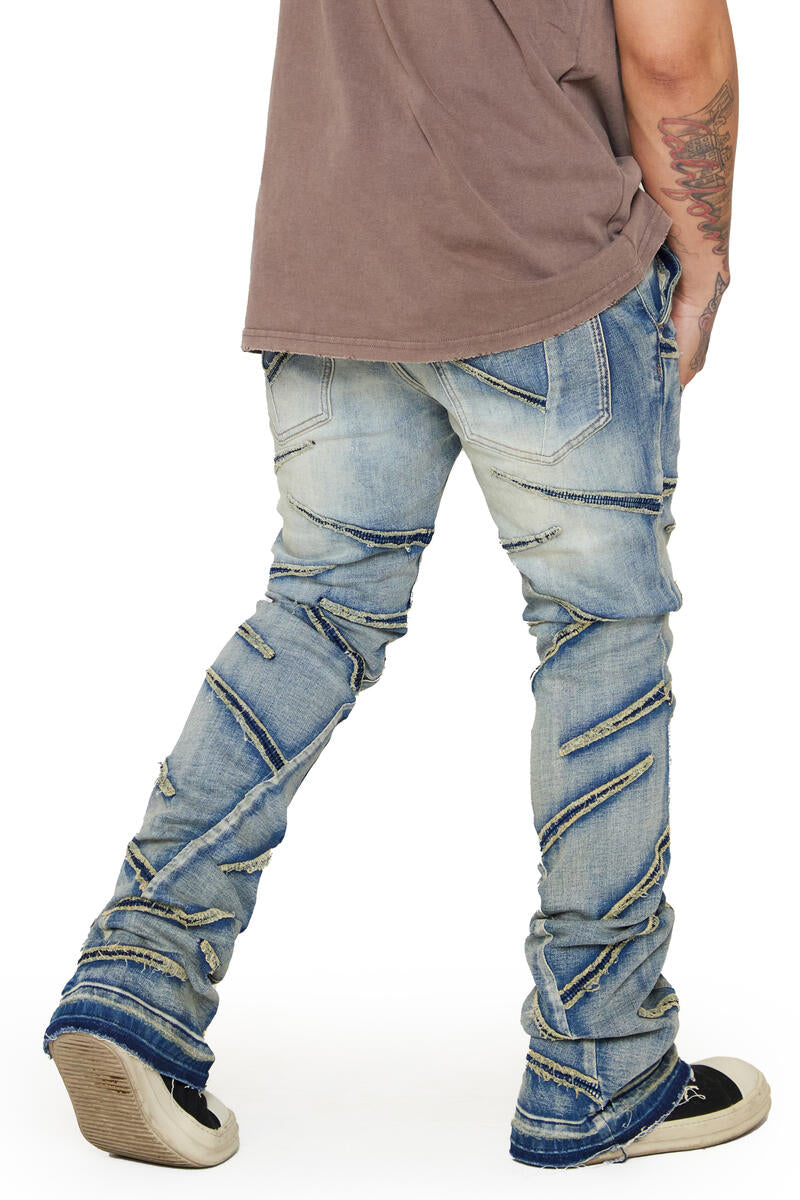VALABASAS "SABER" DENIM STACKED