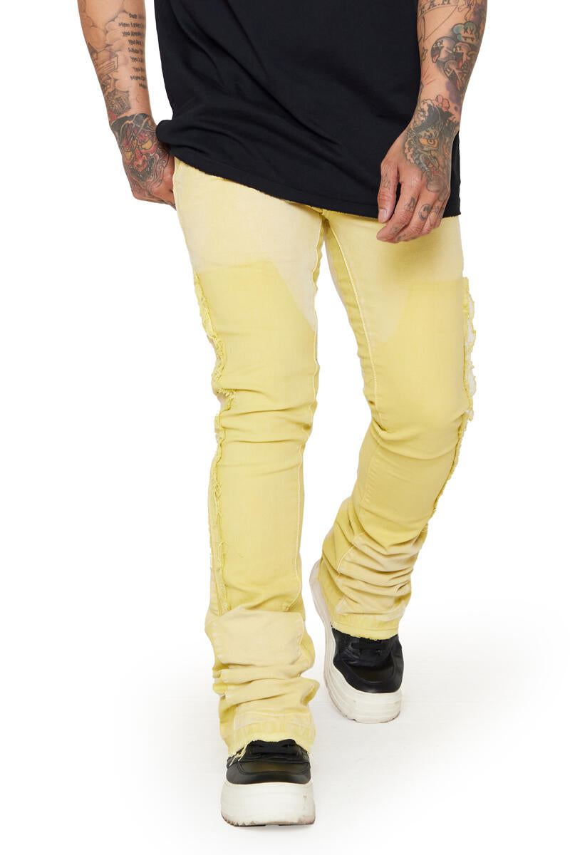 VALABASAS STACKED 'ALPHA' JEANS