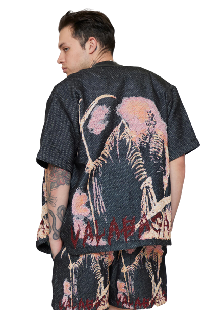VALABASAS "GHOST HAND" TAPESTRY SHIRT"
