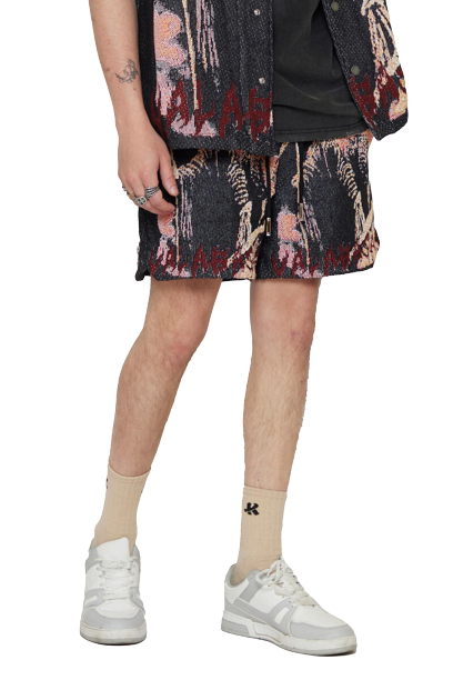 VALABASAS "GHOST HAND" TAPESTRY SHORTS