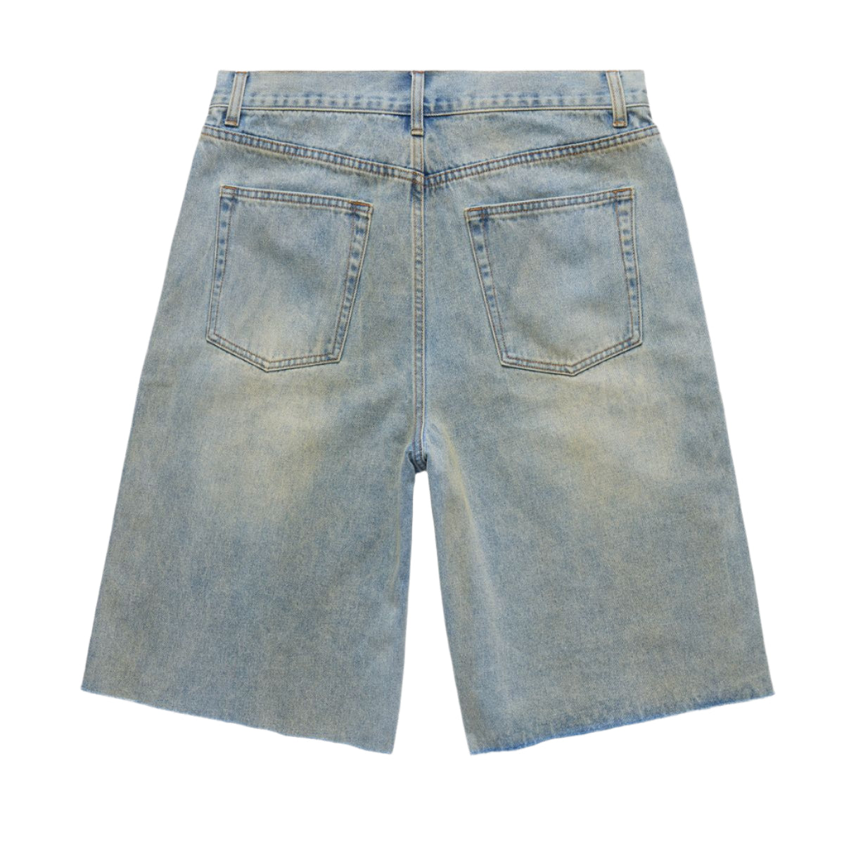 HOMME+FEMME Studded Denim Shorts