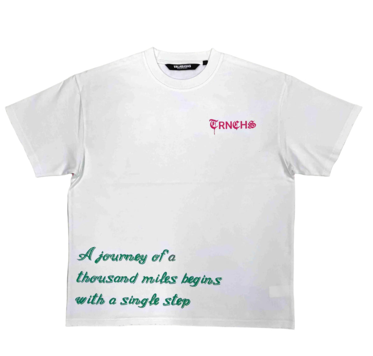 TRNCHS"DRAGON" White Tee