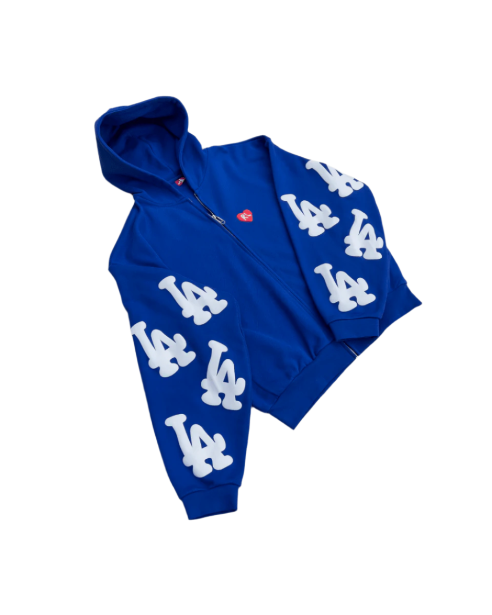 RED LETTERS Not NY Lovers Scattered Zip Up