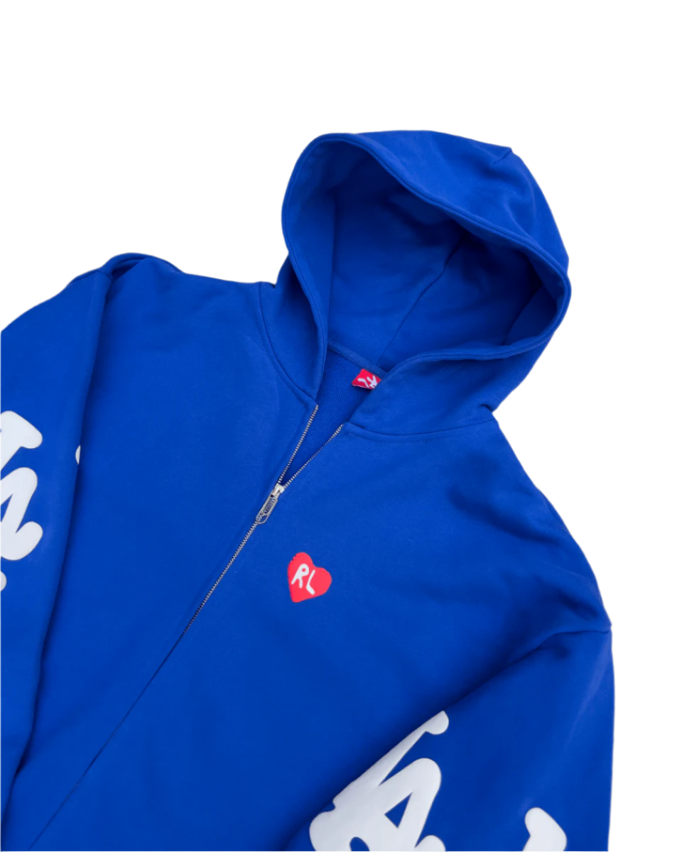 RED LETTERS Not NY Lovers Scattered Zip Up