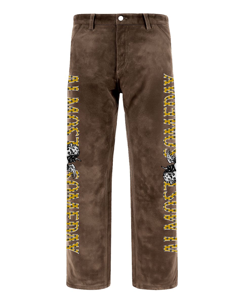 ALMOST SOMEDAY UPSCALE VELOUR PANTS