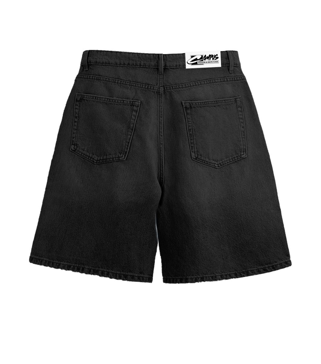 Campus Goods Applique Denim Jort
