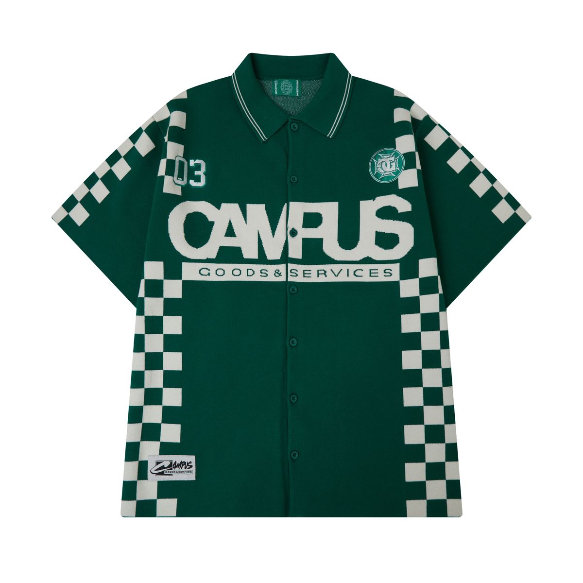 Campus Goods Checkered Jacquard Shirt