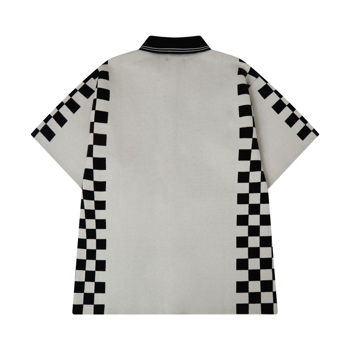 Campus Goods Checkered Jacquard Shirt Cream