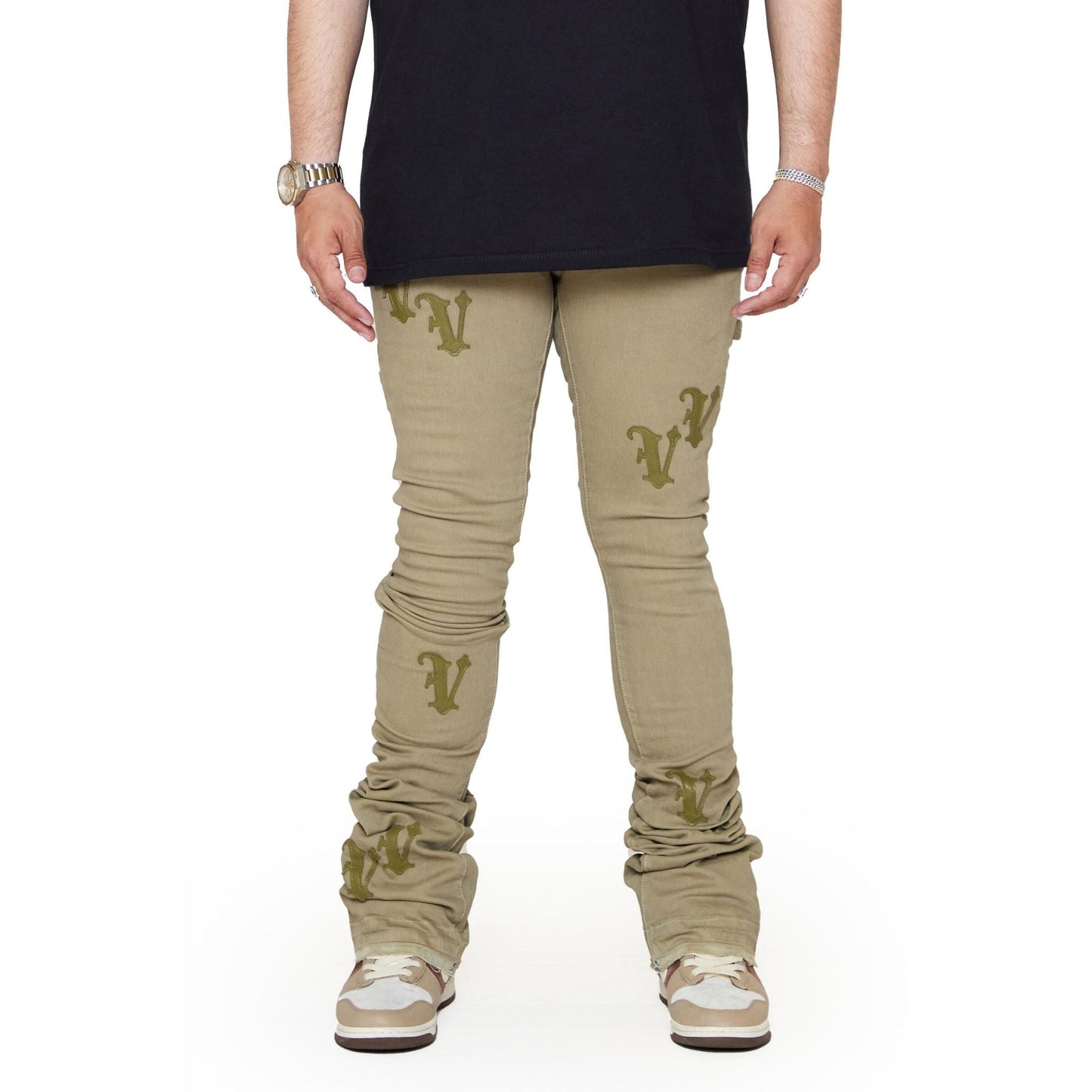 VALABASAS V-MINIMAL DENIM SUPER STACKED