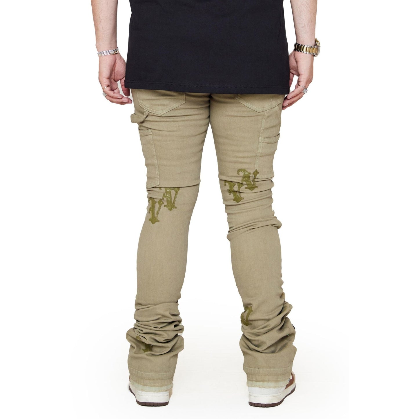 VALABASAS V-MINIMAL DENIM SUPER STACKED