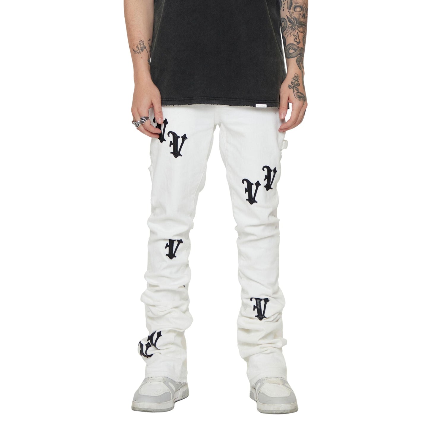 VALABASAS V-MINIMAL DENIM SUPER STACKED