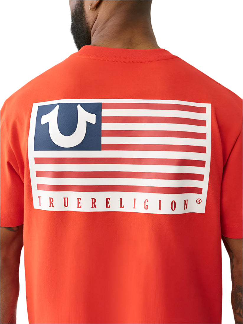 TRUE RELIGION SS HS FLAG TEE