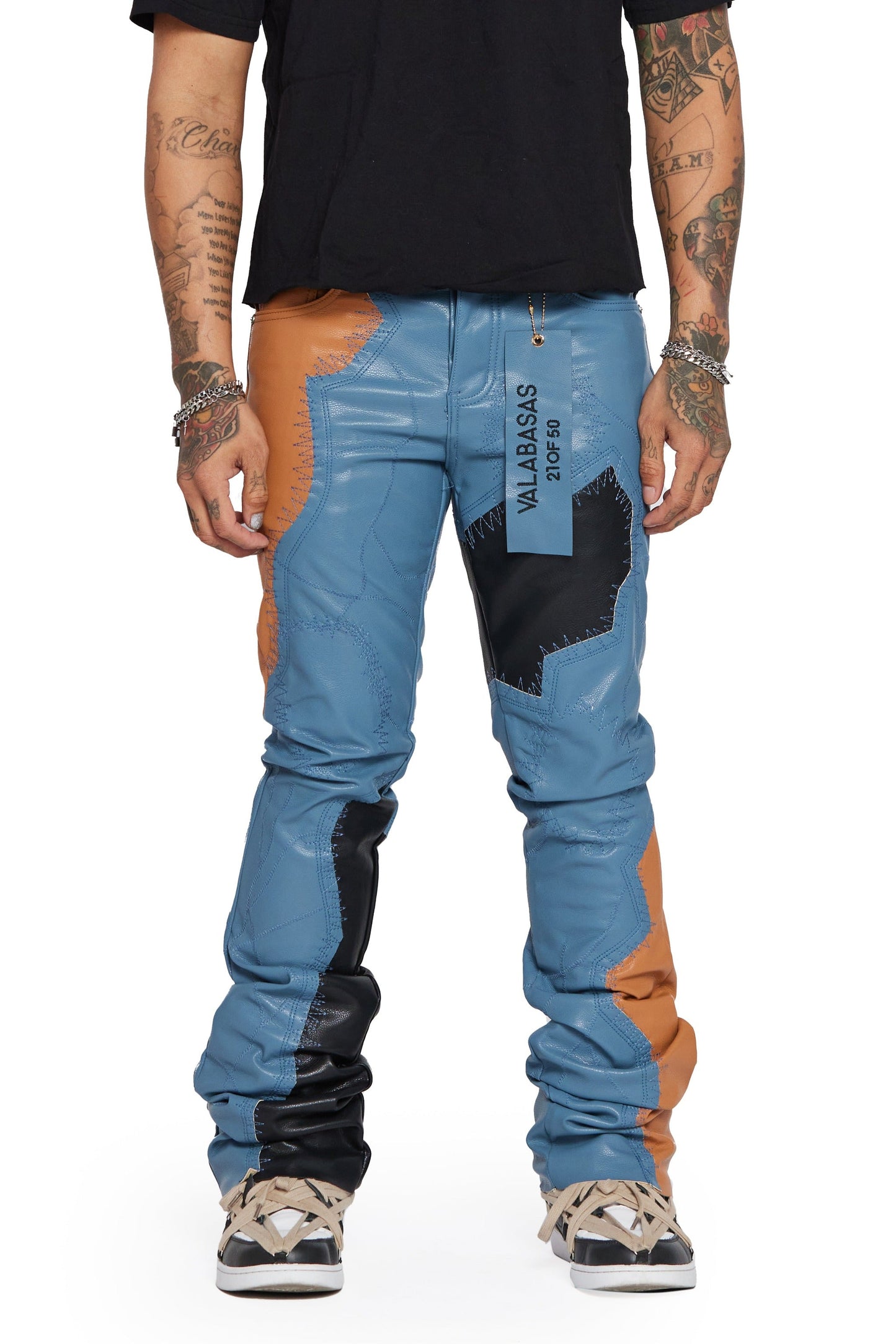 VALABASAS STACKED 'BLUE/KAKI'