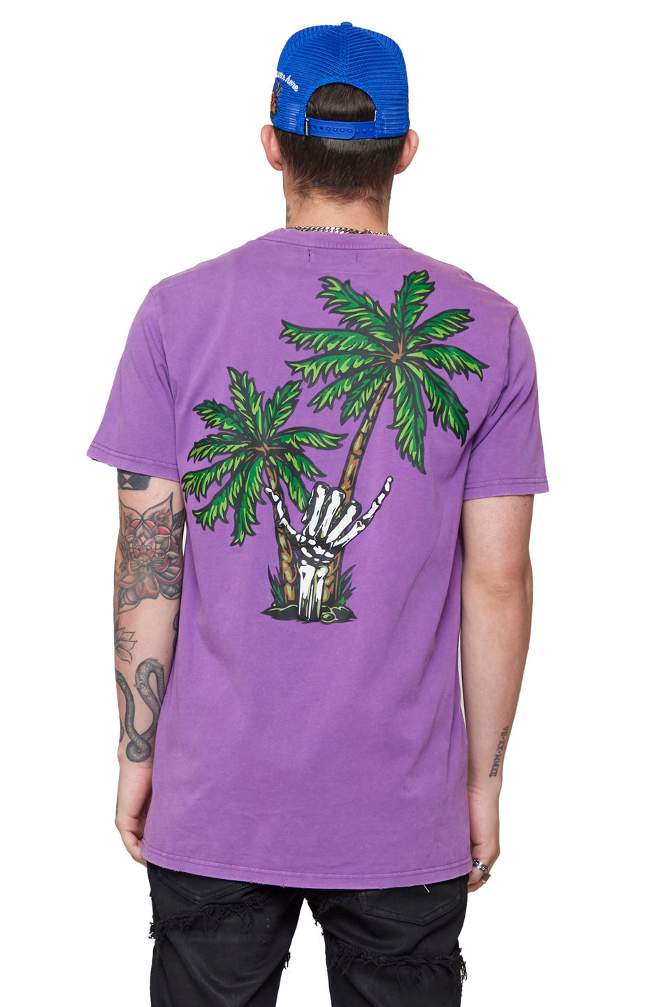 6TH NBRHD Surfing Tee - Purple