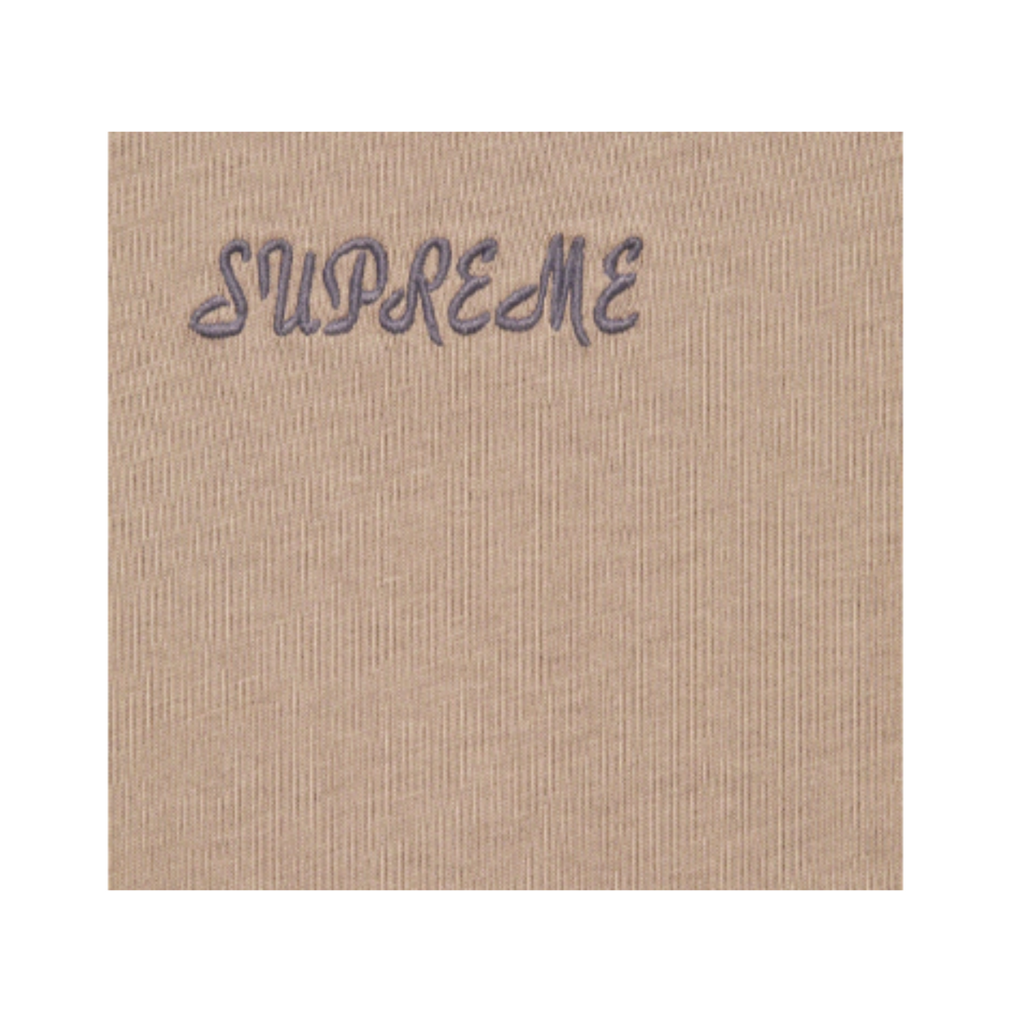 SUPREME Washed Script Short-Sleeve Top 'Brown'