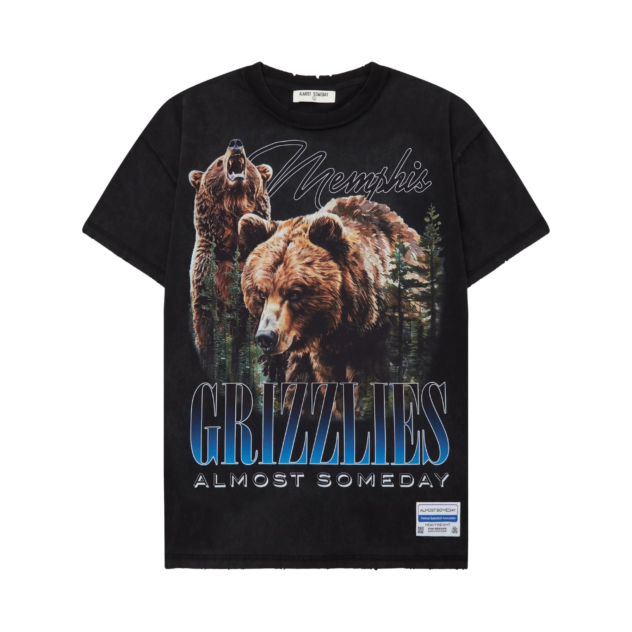 ALMOST SOMEDAY NBA GRIZZLIES TEE