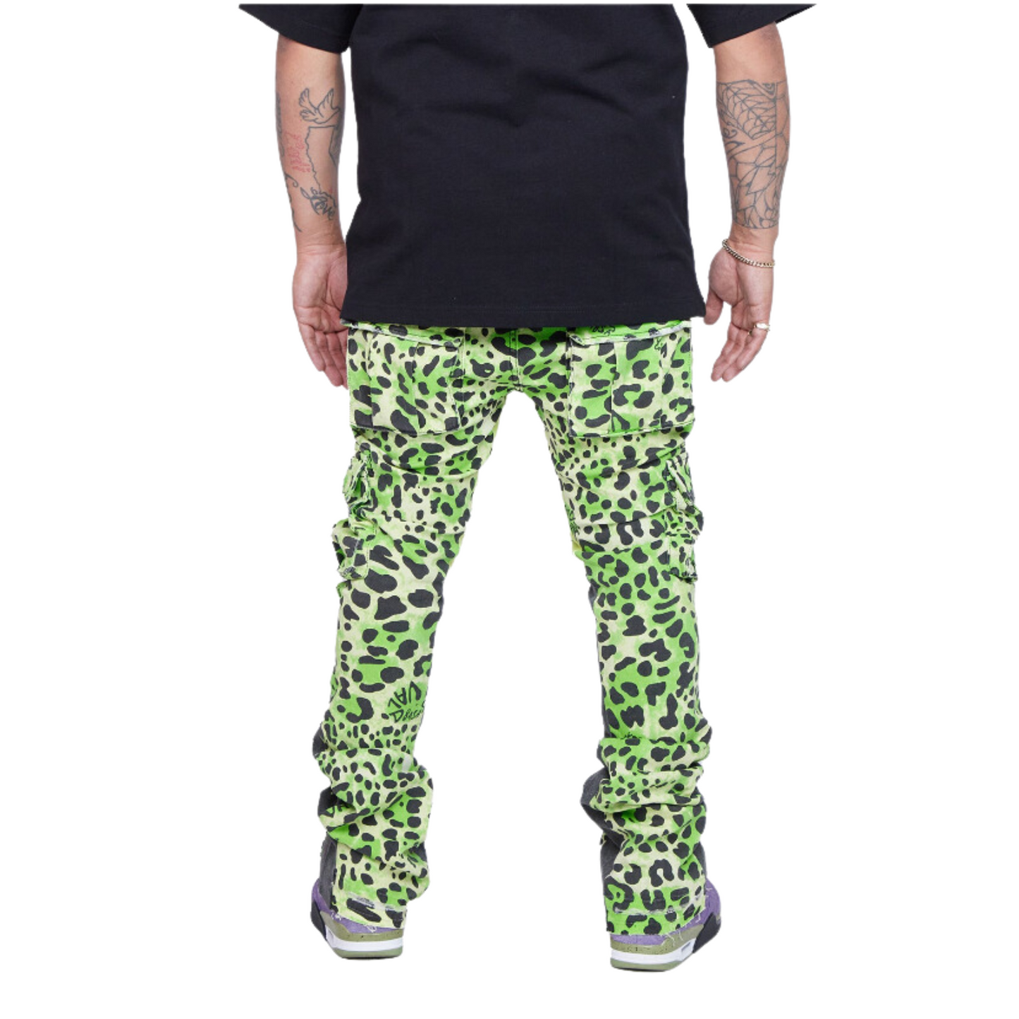 VALABASAS STACKED “Conjure” LIME BLACK