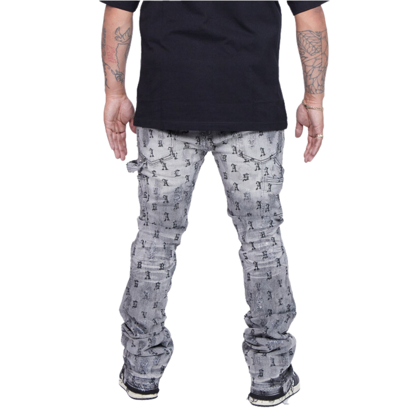 VALABASAS STACKED “Audio” GREY WASHED