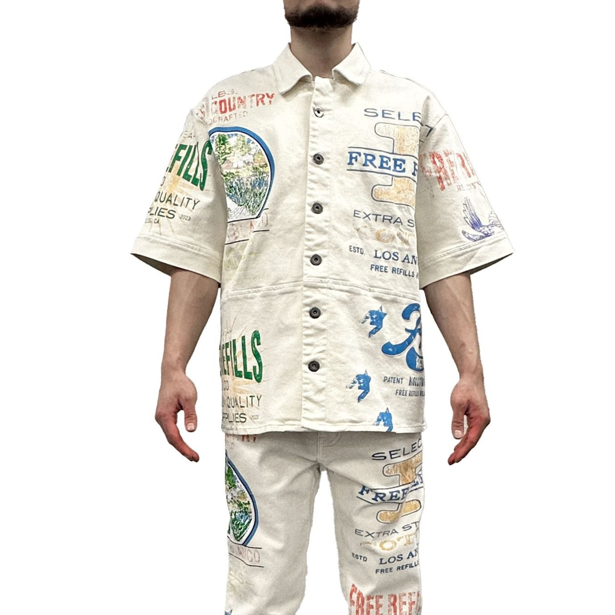 FREE REFILLS FOUNDRY BUTTON UP