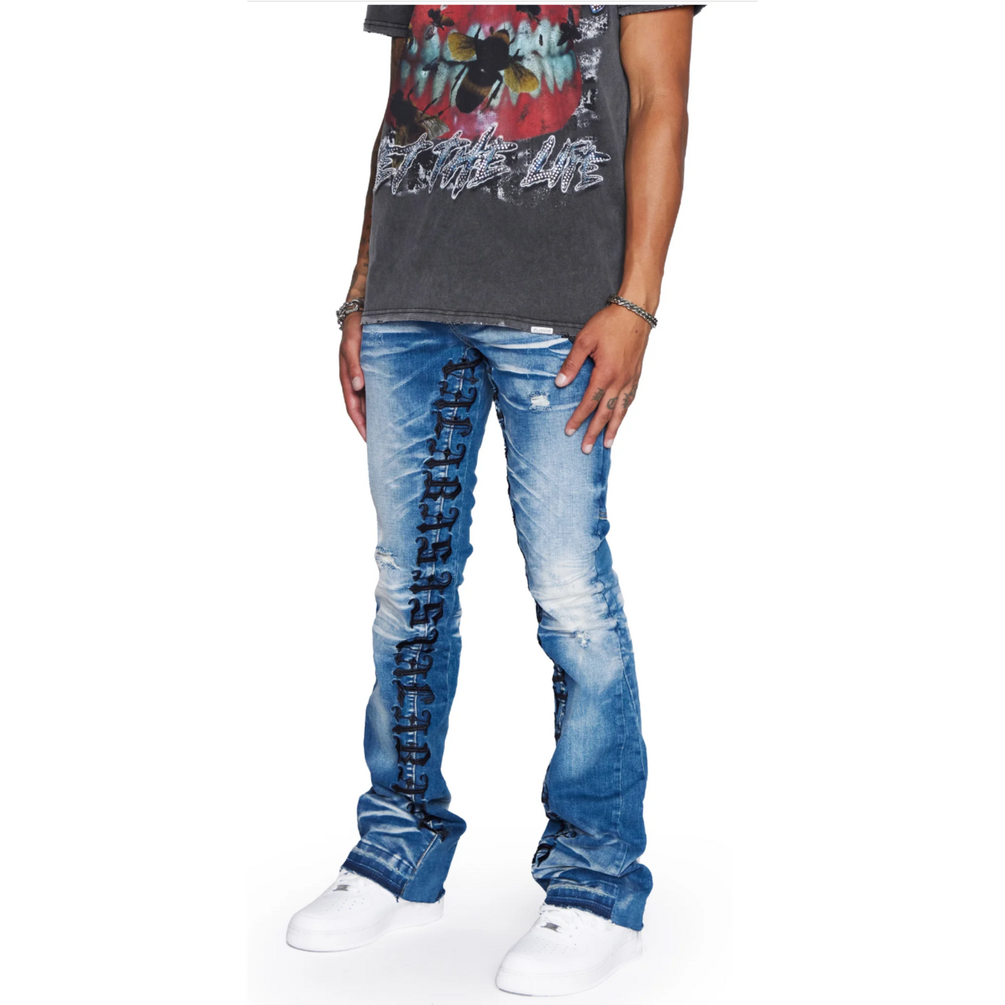 VALABASAS 'Classified' DENIM STACKED