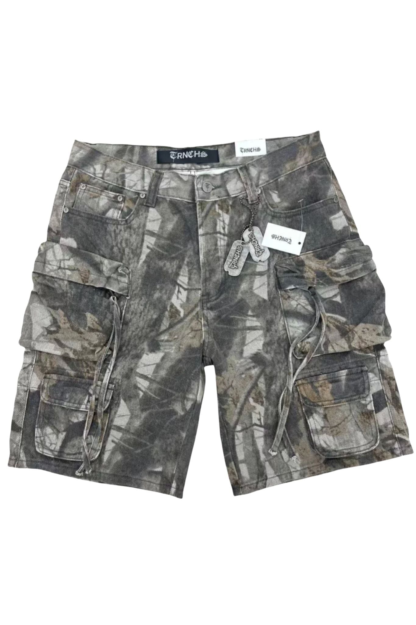 TRNCHS | Ruins Division Shorts (Blaze Camo)