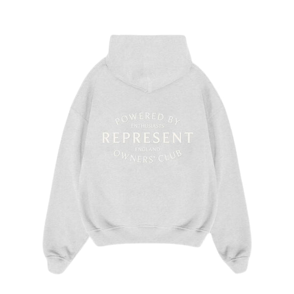 REPRESENT | Owners' Club Zip Hoodie (Ash Grey)