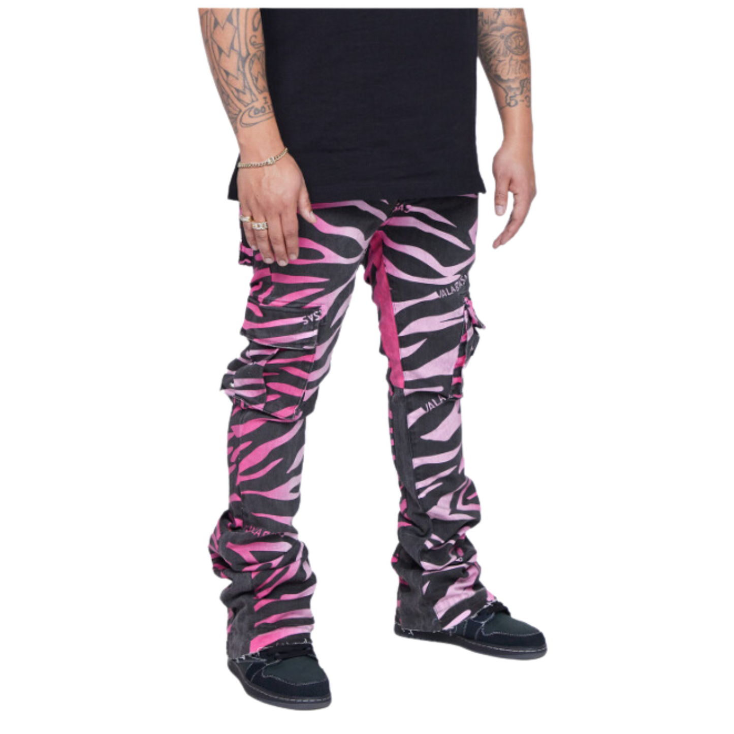 VALABASAS STACKED “Guise” PINK BLACK