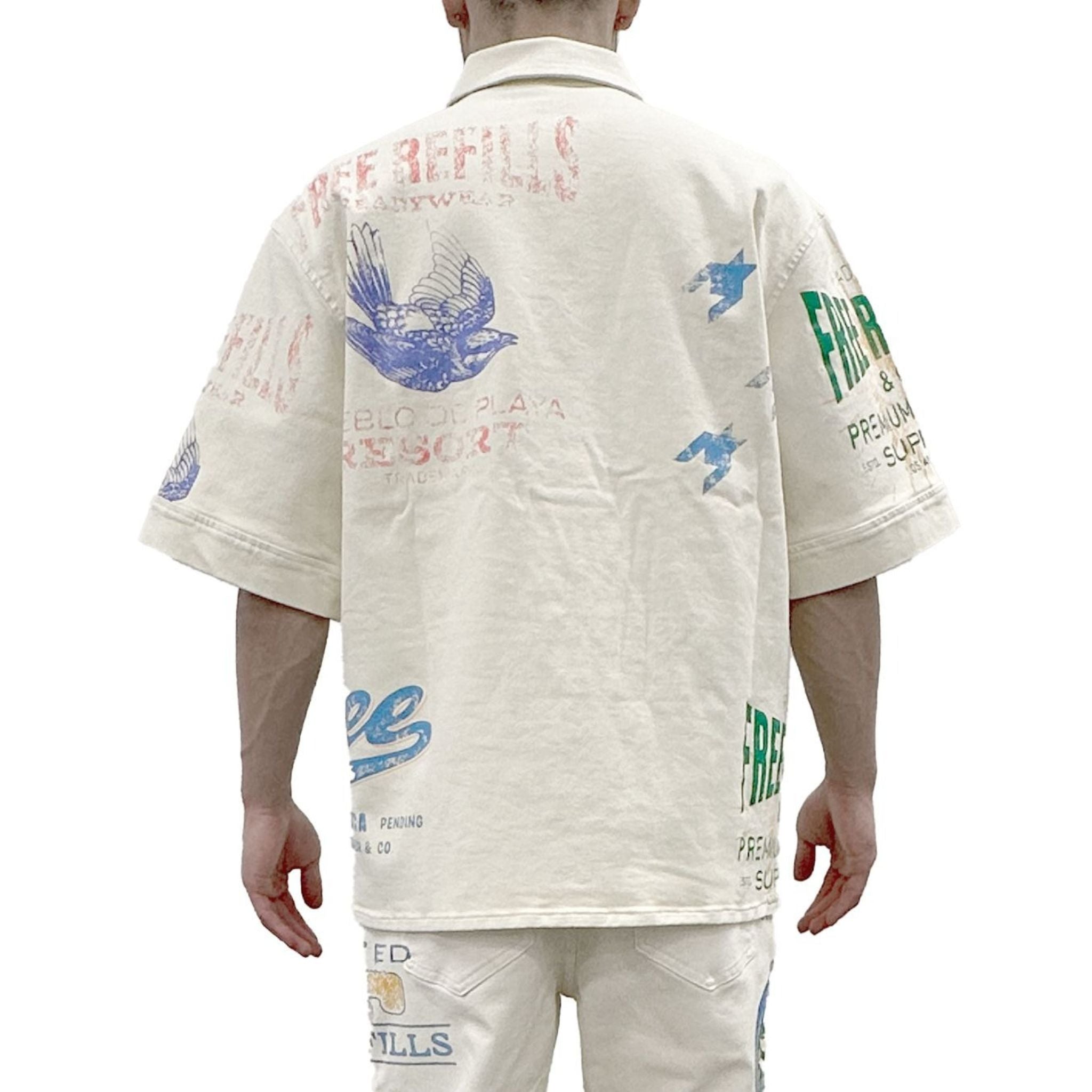 FREE REFILLS FOUNDRY BUTTON UP