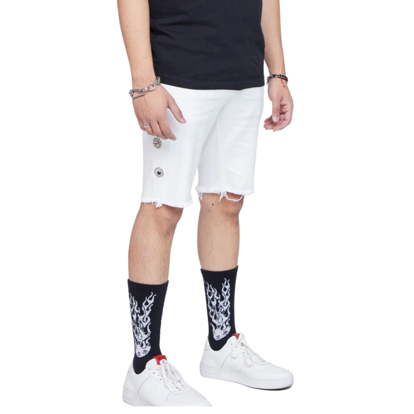 VALABASAS SHORTS “Zenith" WHITE