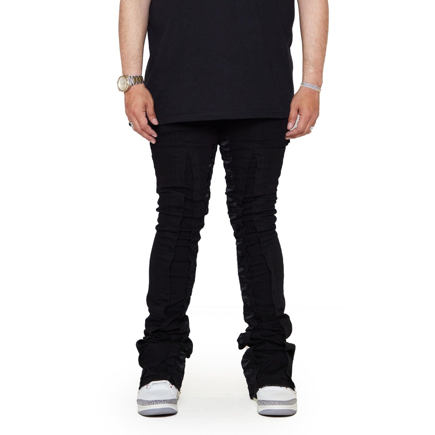 VALABASAS "PURPOSE" DENIM SUPER STACKED