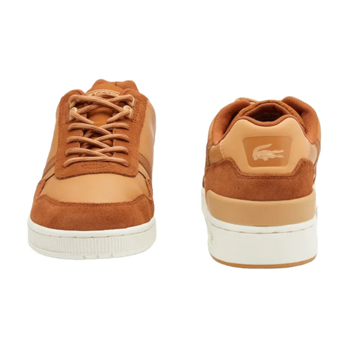 LACOSTE-T-CLIP LEATHER TRAINERS