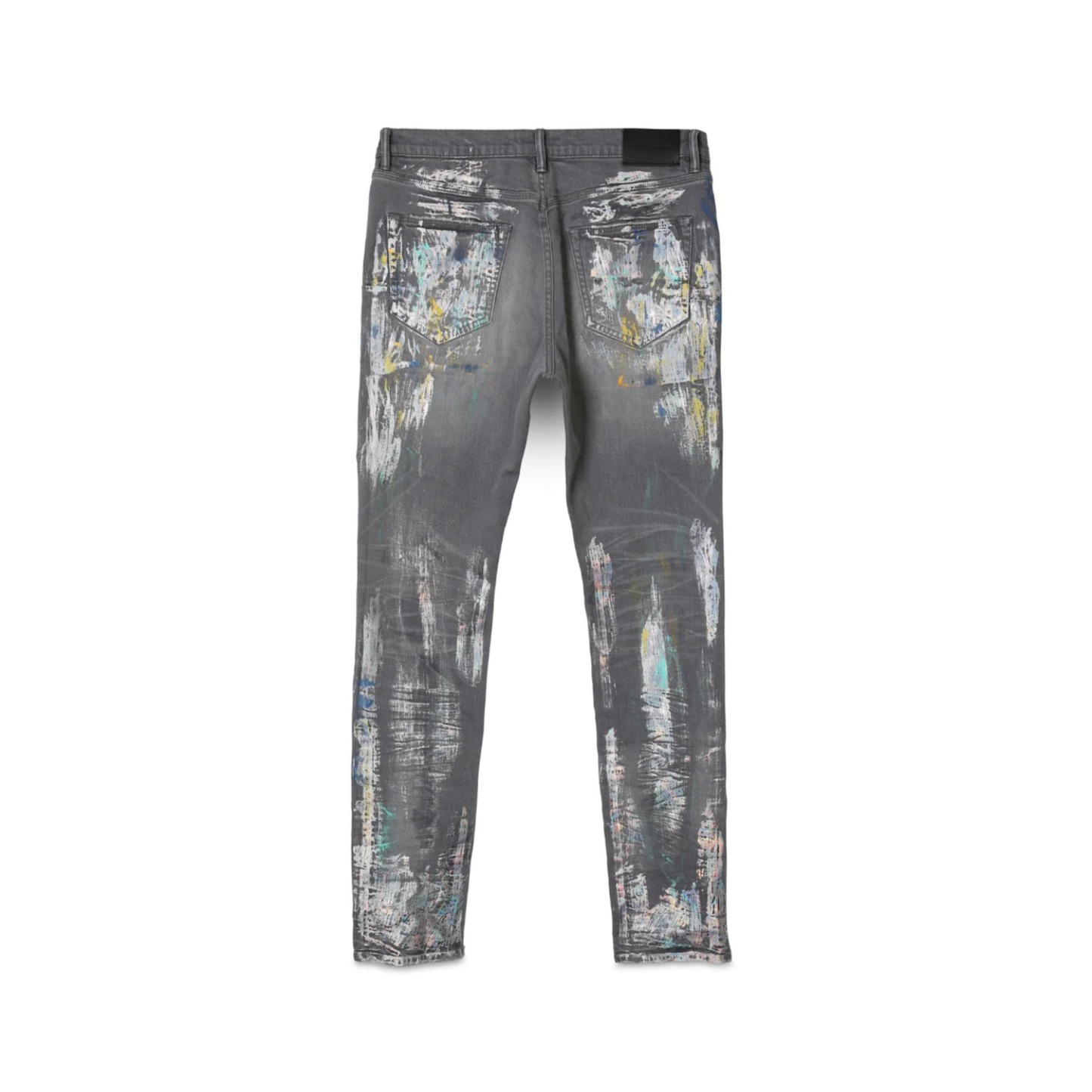 PURPLE BRAND Iridescent Painter Jeans