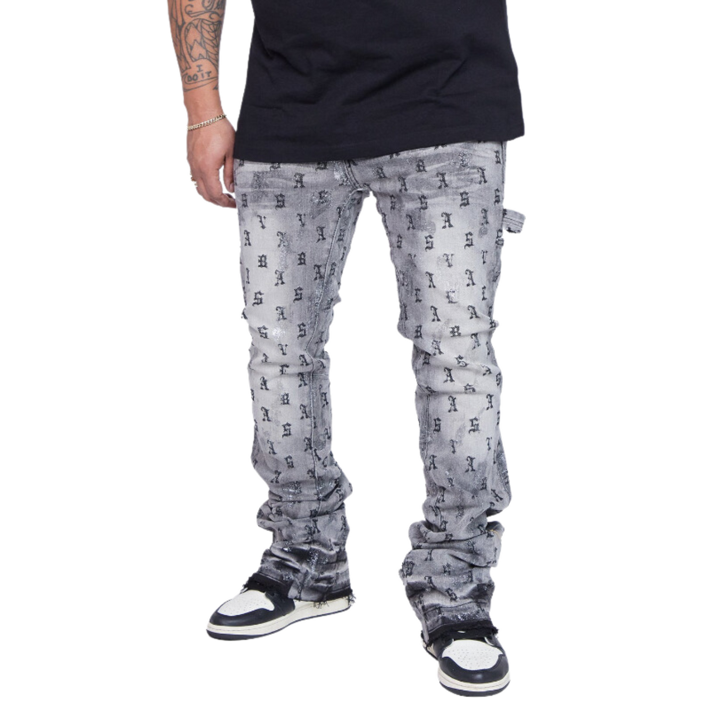 VALABASAS STACKED “Audio” GREY WASHED