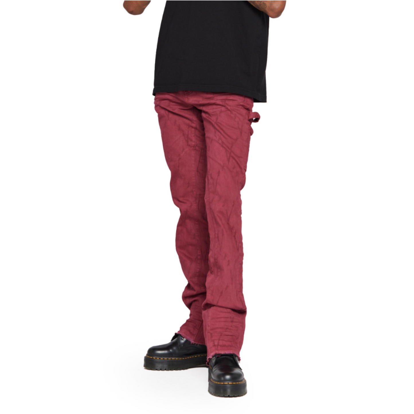 Valabasas Stacked “VLOVE” Burgundy