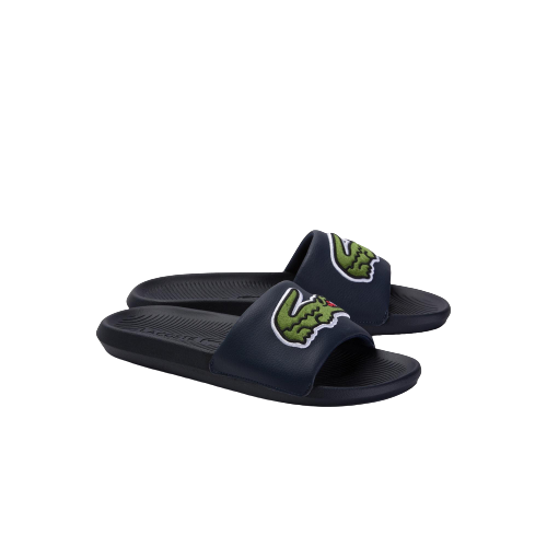Lacoste Men's Croco Synthetic and PU Slides