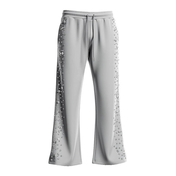 Red Poppy - Men's Sweatpants - Grey