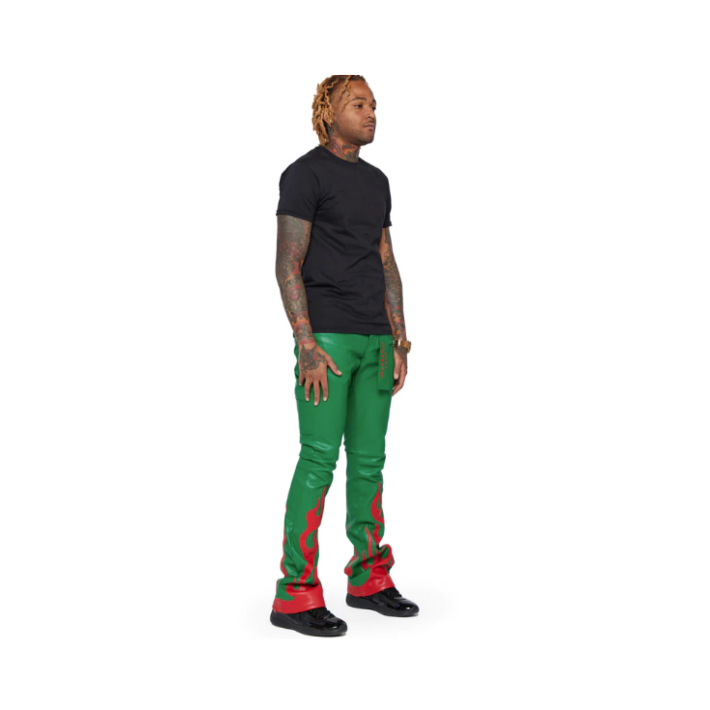 VALABASAS STACKED "BLAZE" GREEN RED